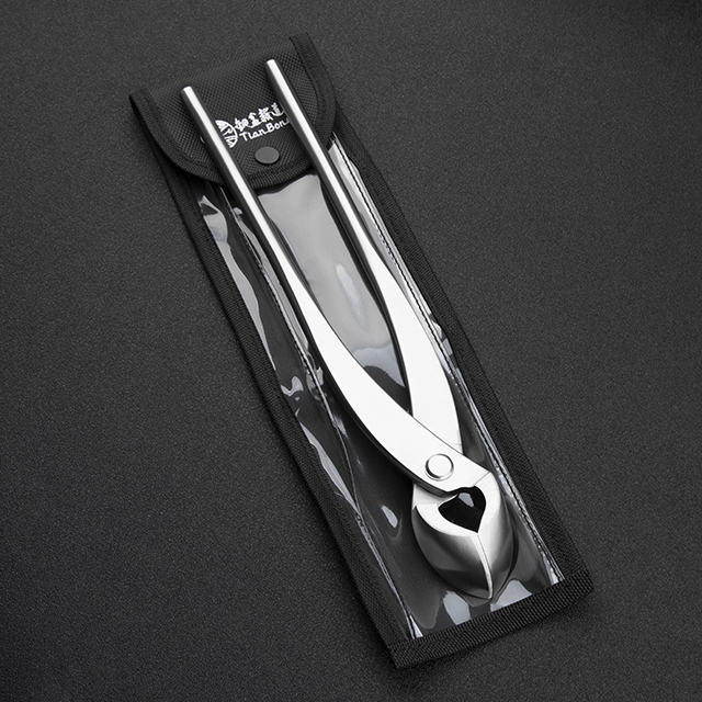TianBonsai professional grade bonsai tools round edge cutter mixed function of round & straight edge made by 4Cr13MoV Alloy Steel