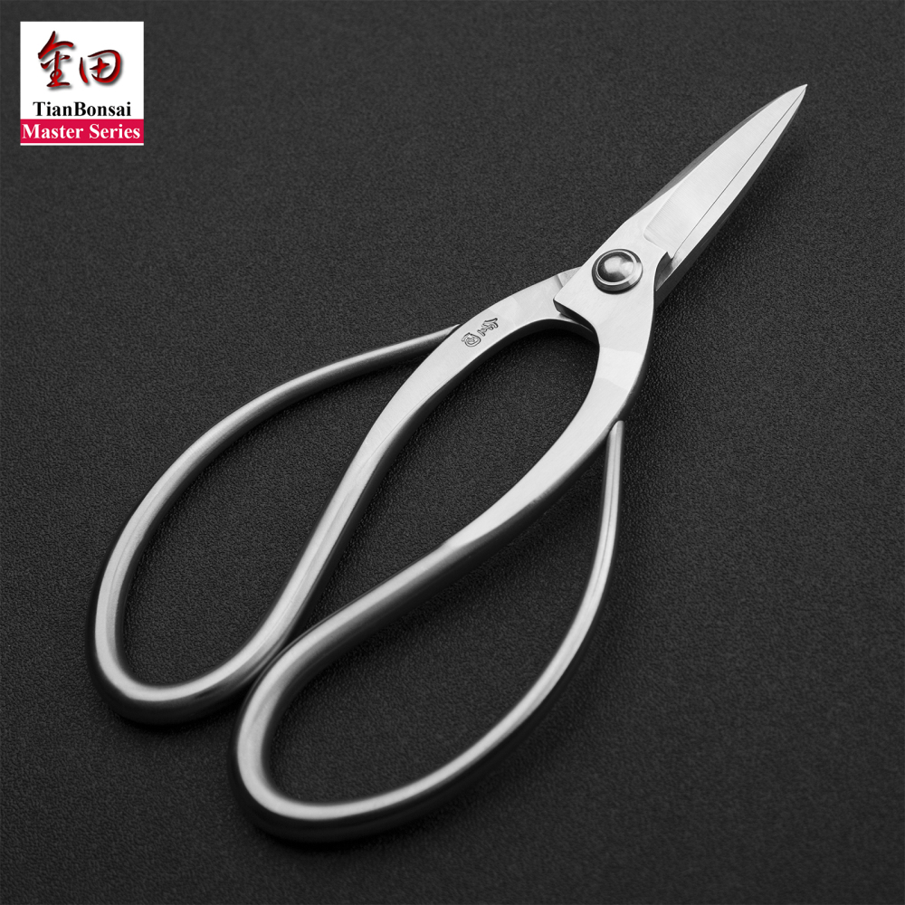 Master series 190 mm root pruning scissors forging by 5Cr15MoV Alloy Steel bonsai tools from TianBonsai