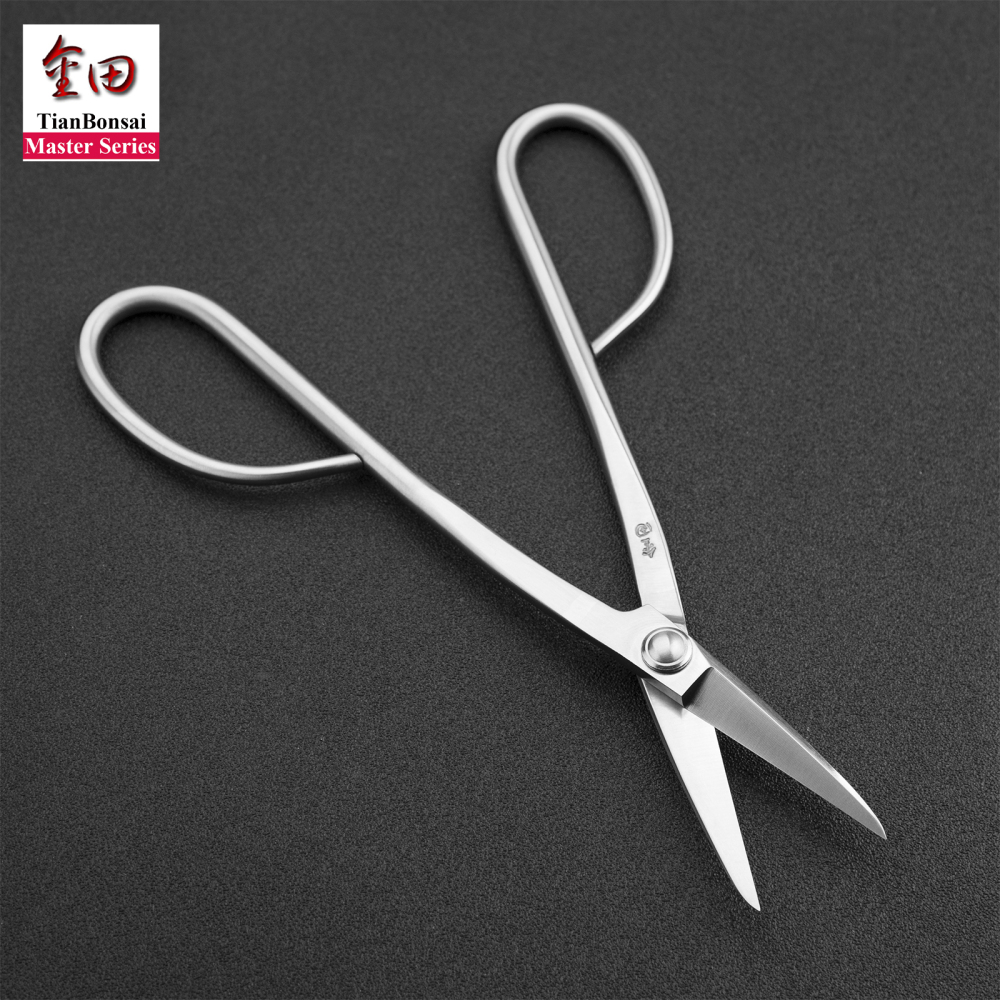 Master series 210 mm long handle bonsai scissors forging by 5Cr15MoV Alloy Steel bonsai tools from TianBonsai