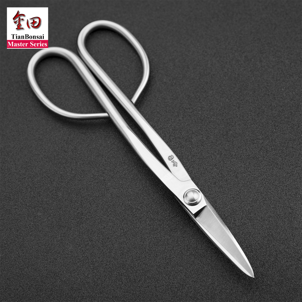 Master series 210 mm long handle bonsai scissors forging by 5Cr15MoV Alloy Steel bonsai tools from TianBonsai