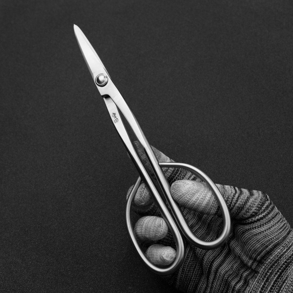 Master series 210 mm long handle bonsai scissors forging by 5Cr15MoV Alloy Steel bonsai tools from TianBonsai