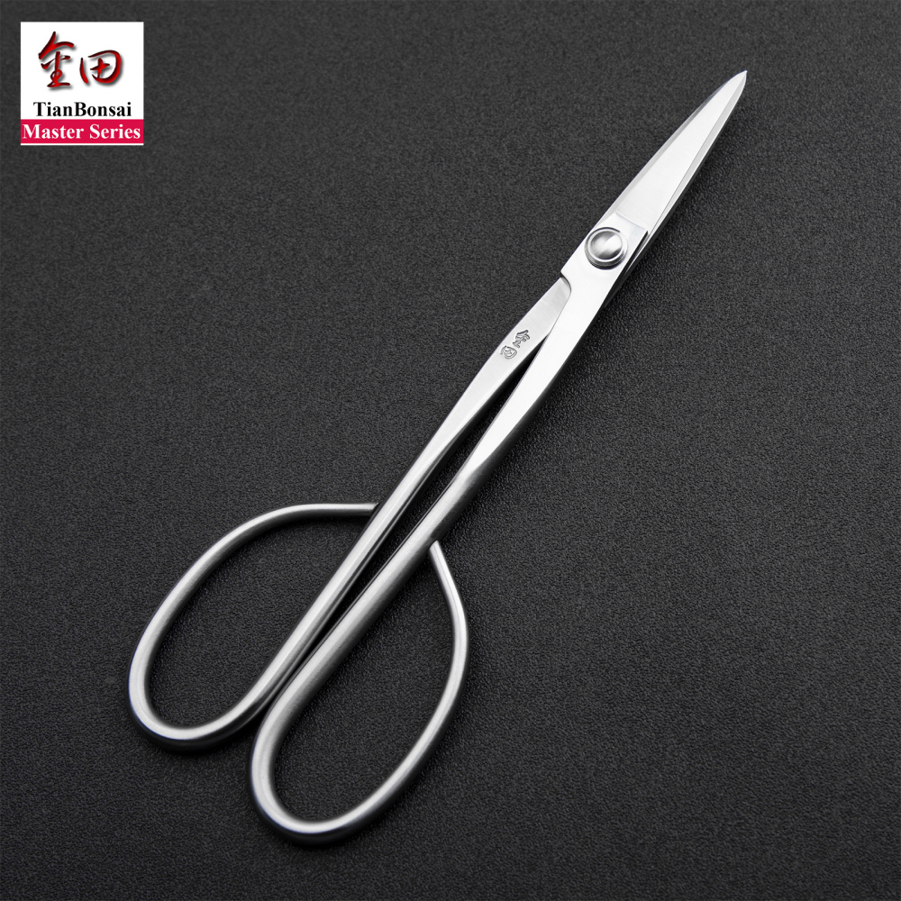 Master series 210 mm long handle bonsai scissors forging by 5Cr15MoV Alloy Steel bonsai tools from TianBonsai