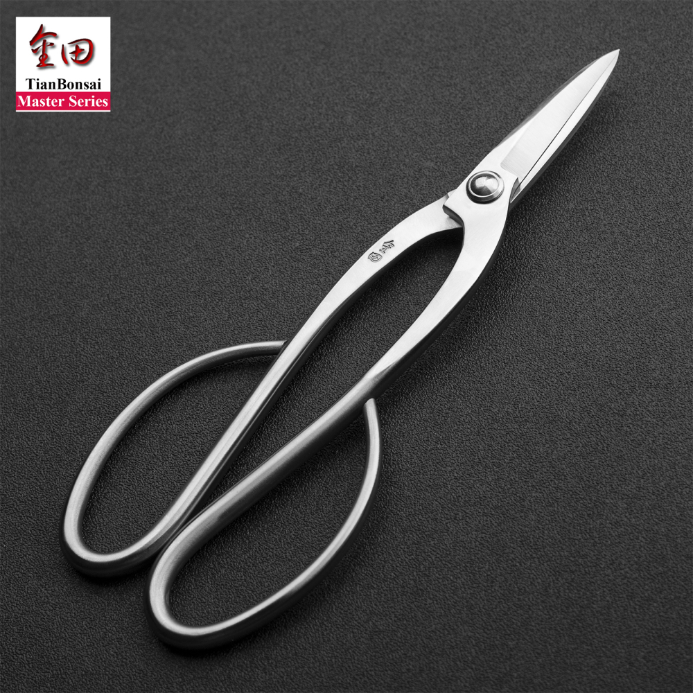 Master series 200 mm bonsai scissors forging by 5Cr15MoV Alloy Steel bonsai tools from TianBonsai