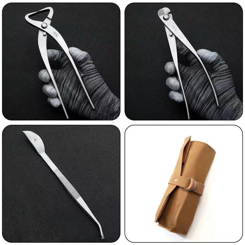 Professional Grade Bonsai Tool Roll 7PCS NMK-07