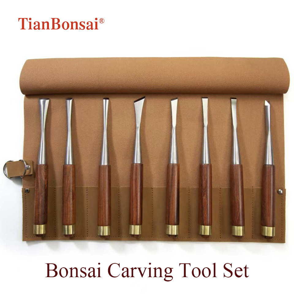 Bonsai Carving Knife 8-PCS Set Bonsai tool Set (CTC-8)