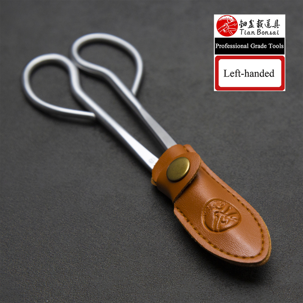 Professional Grade 180 MM Bonsai Bud Scissors（Standard / Left-Handed） 4Cr13MoV Alloy Steel Bonsai Scissors