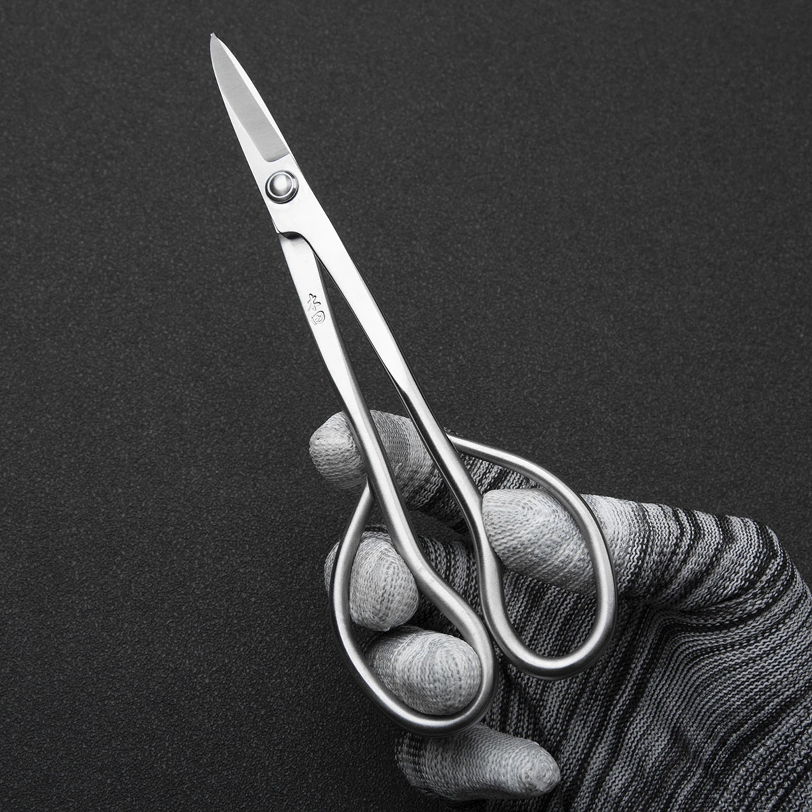 Professional Grade 180 MM Bonsai Bud Scissors（Standard / Left-Handed） 4Cr13MoV Alloy Steel Bonsai Scissors