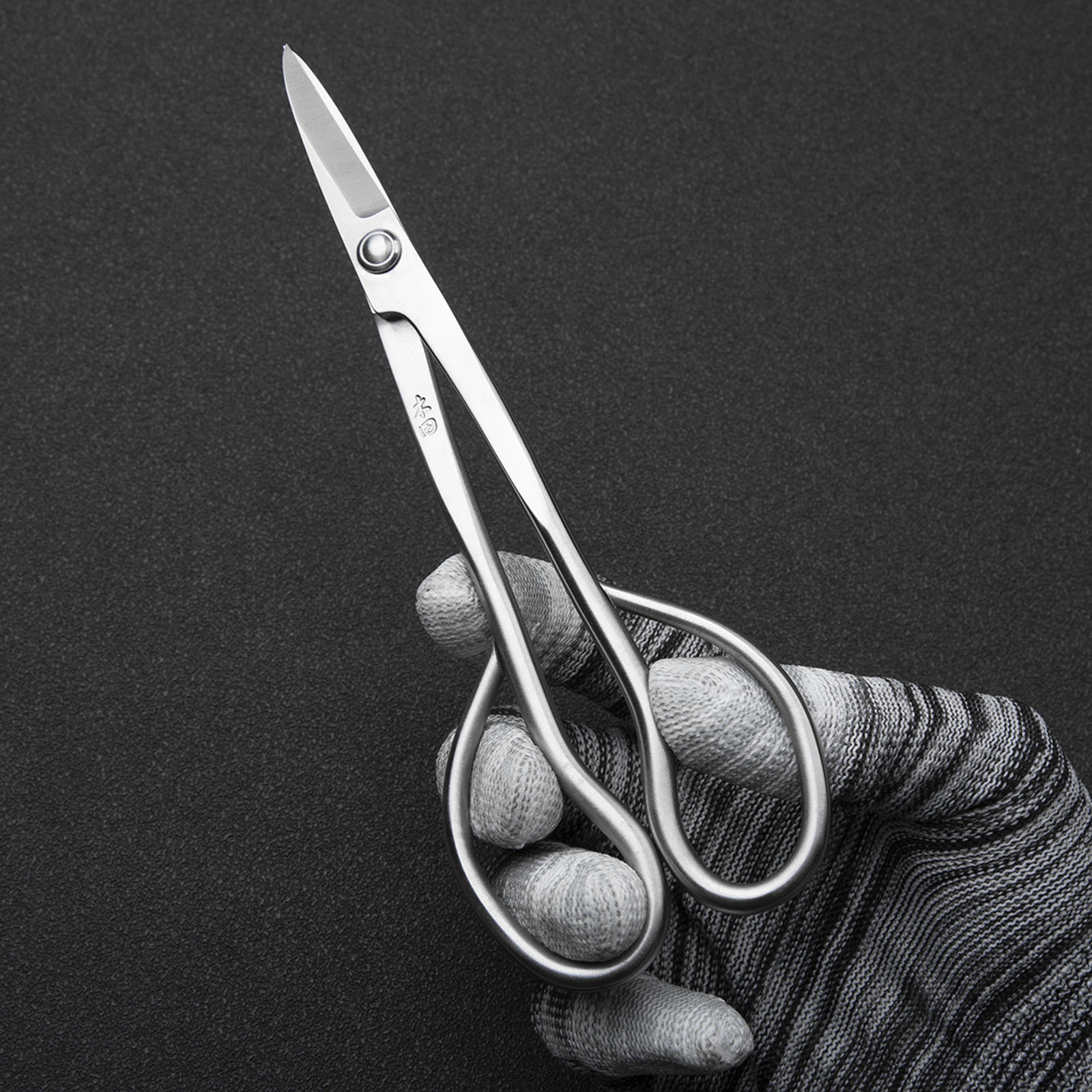 Professional Grade 180 MM Bonsai Bud Scissors（Standard / Left-Handed） 4Cr13MoV Alloy Steel Bonsai Scissors