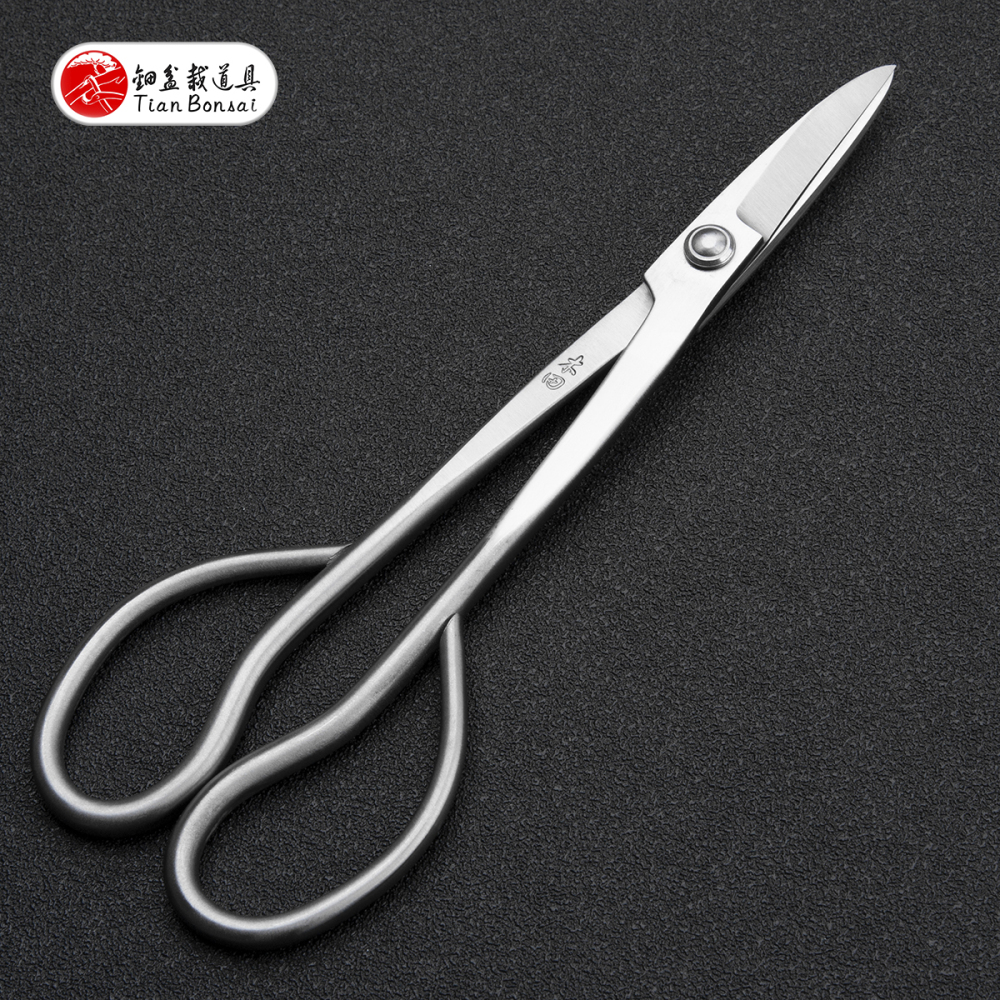 Professional Grade 180 MM Bonsai Bud Scissors（Standard / Left-Handed） 4Cr13MoV Alloy Steel Bonsai Scissors