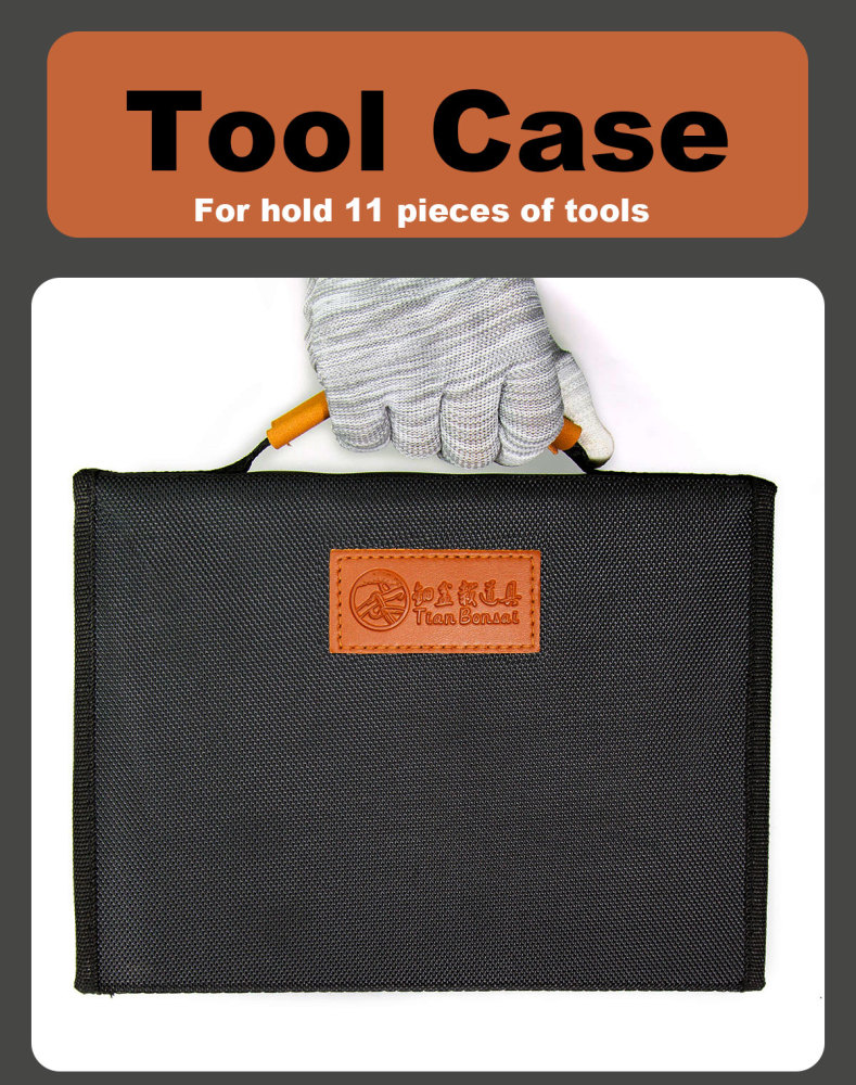 Tool Case For Hold 11-pcs Bonsai Tools