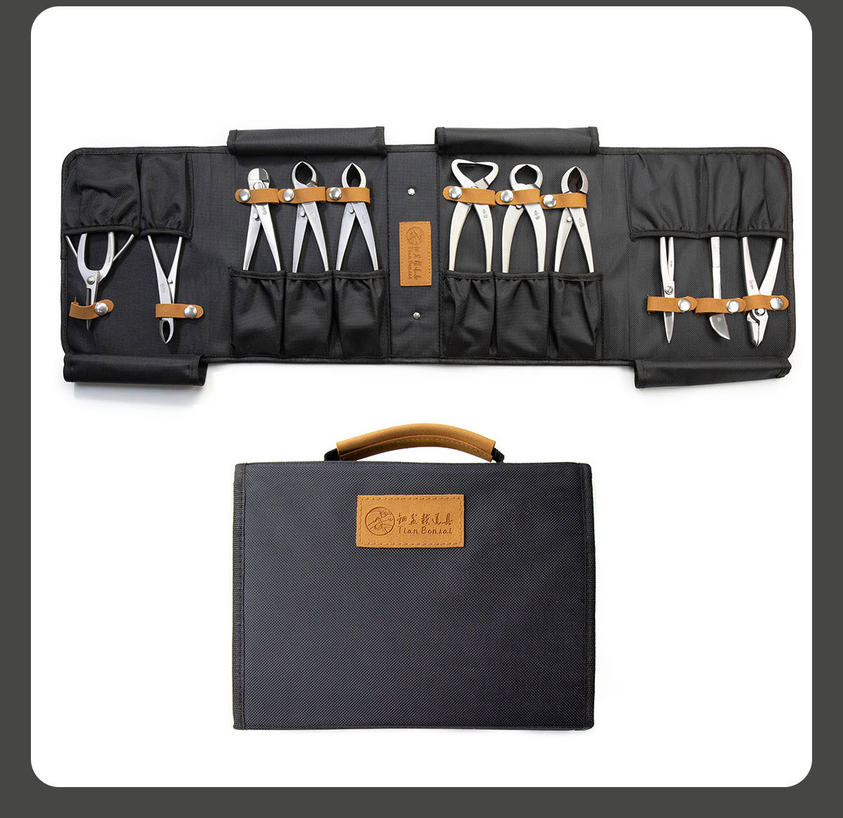 Tool Case For Hold 11-pcs Bonsai Tools