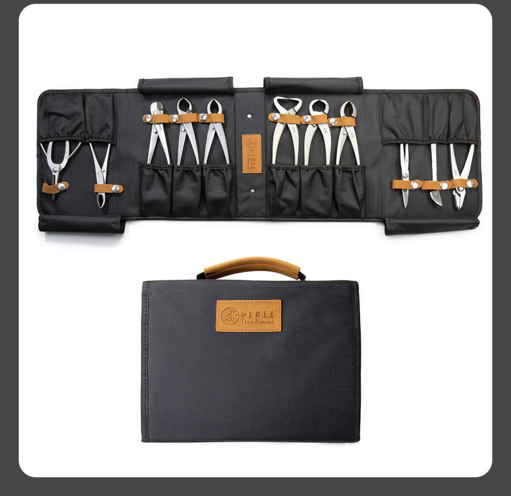 Tool Case For Hold 11-pcs Bonsai Tools