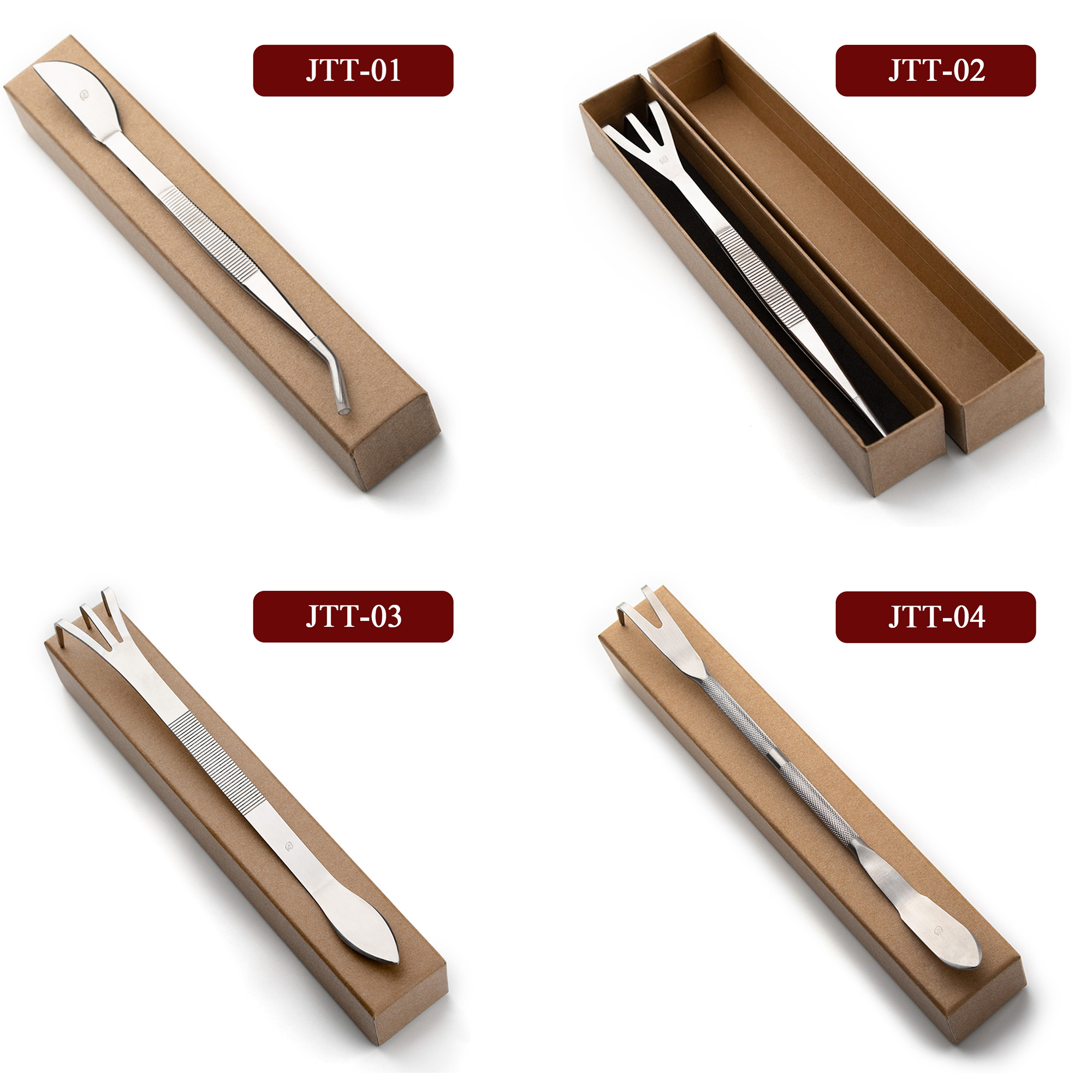 Bonsai Tools Jtt-01/02/03/04 Bonsai Tools Alloy Steel Root Rake/Tweezers