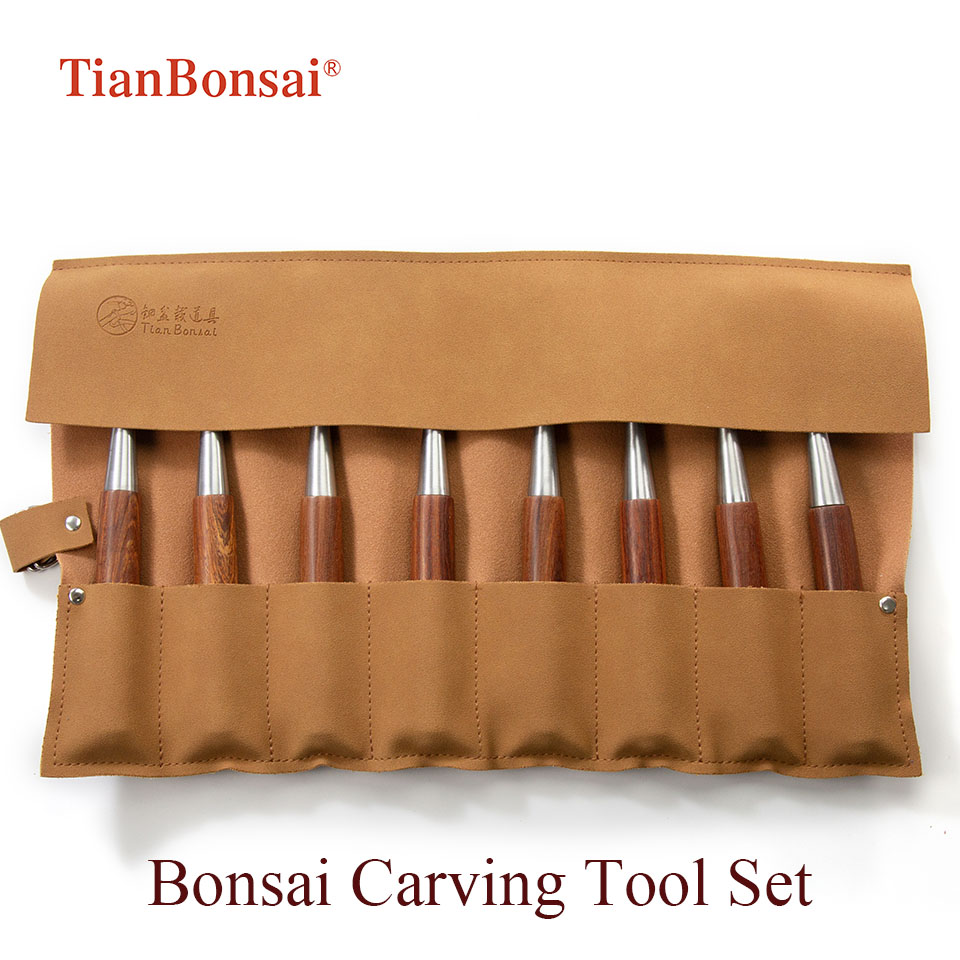 Bonsai Carving Knife 8-PCS Set Bonsai tool Set CTC-8S （Stainless
