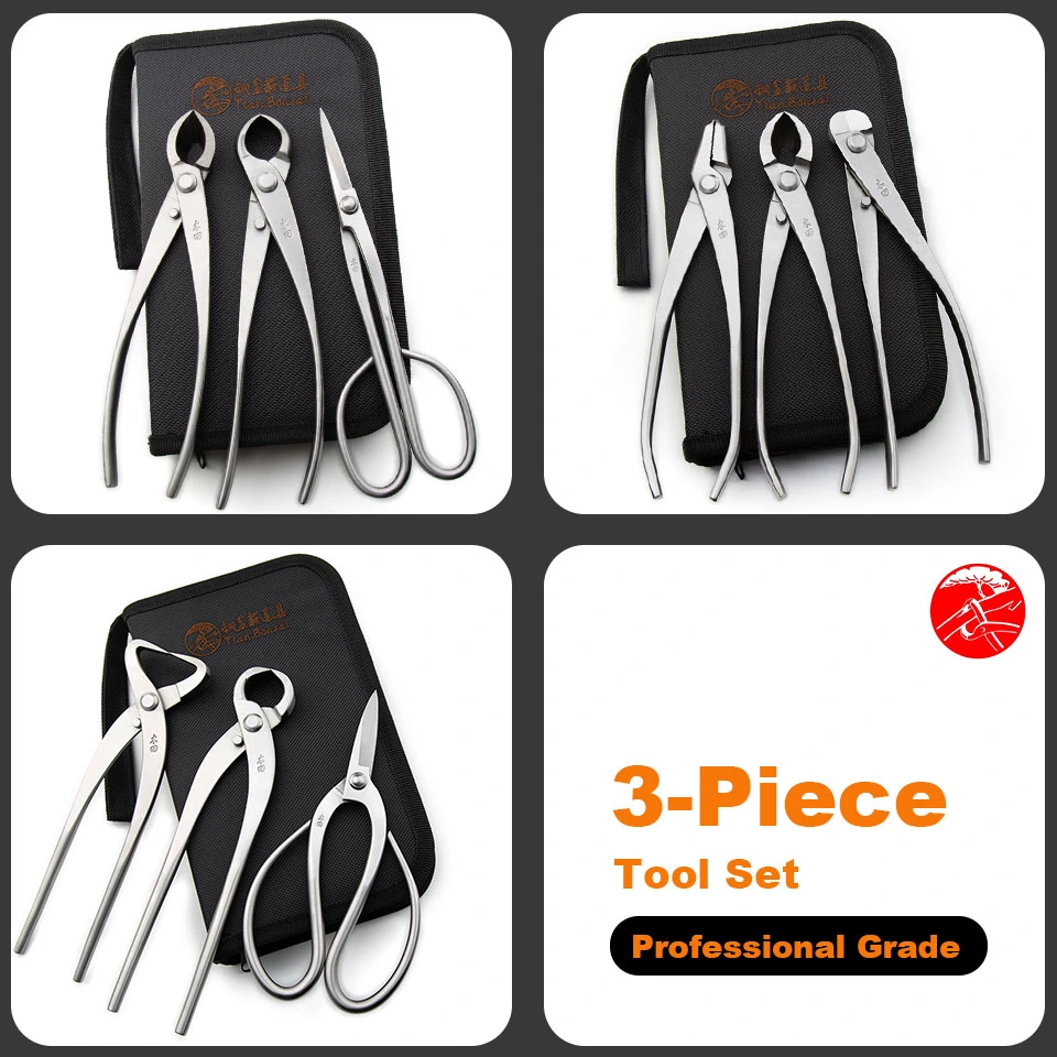 3 Pcs Bonsai Tool Set  bonsai scissors, bonsai pruning scissors