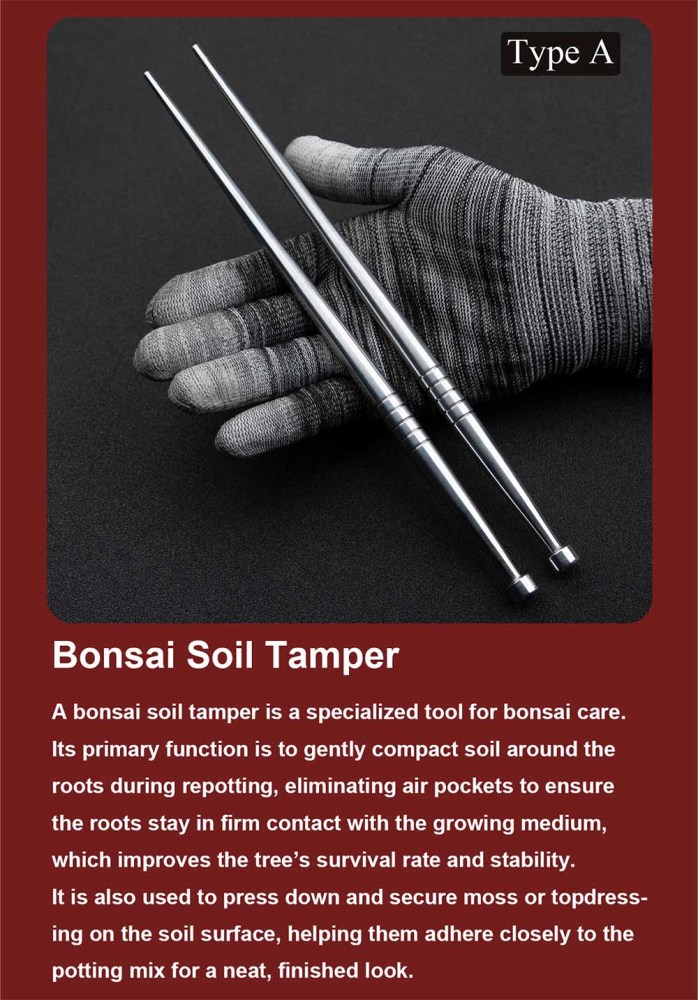 Bonsai Tools Jtt-01/02/03/04 Bonsai Tools Alloy Steel Root Rake/Tweezers
