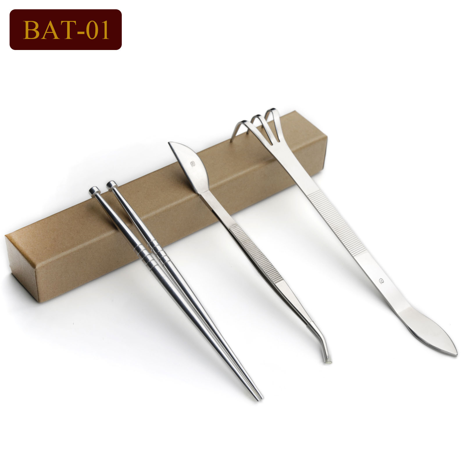 Bonsai Tools Jtt-01/02/03/04 Bonsai Tools Alloy Steel Root Rake/Tweezers