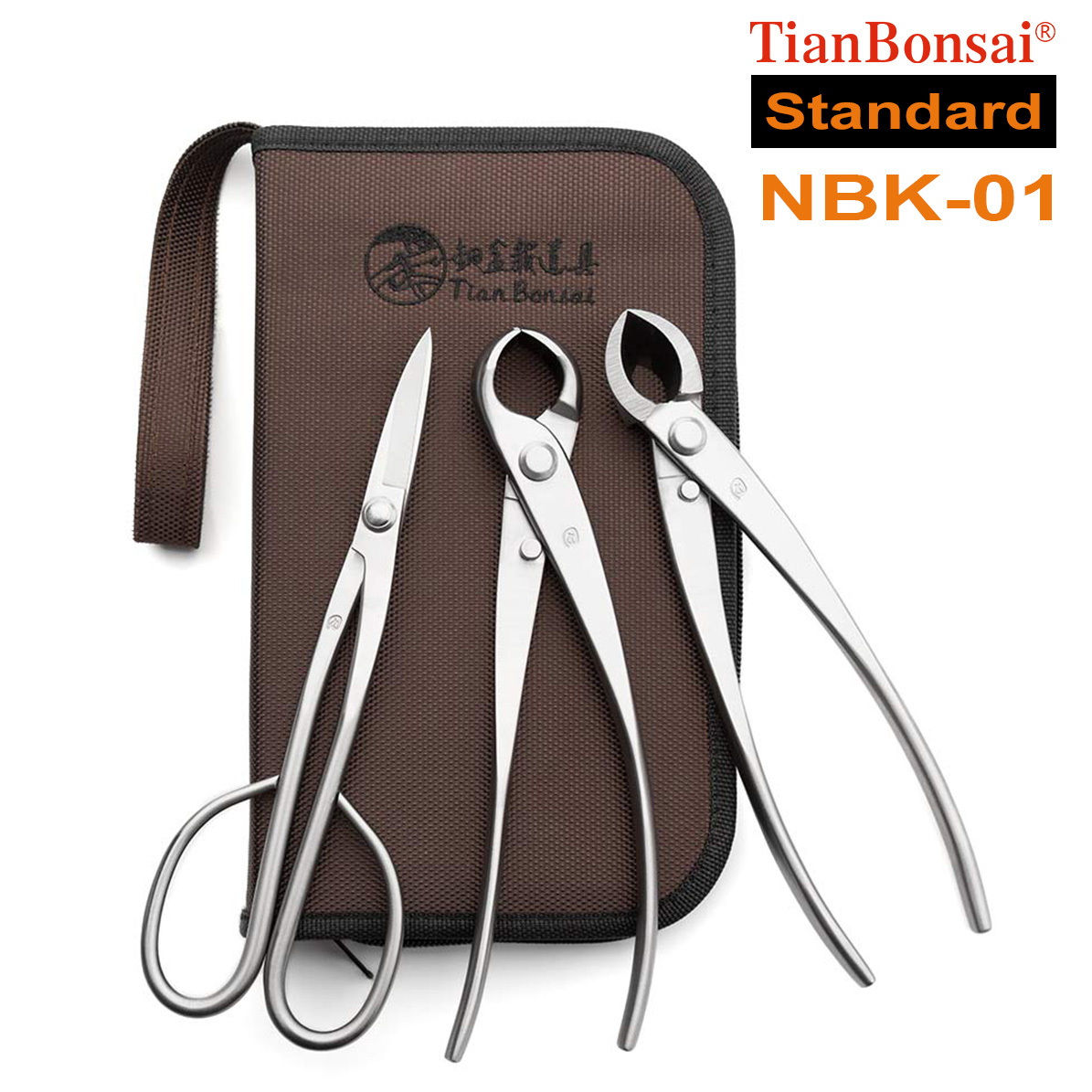 TianBonsai NBK/NMK Standard and Professional 3-PCS Bonsai Tools Set -Suitable for both amateur enthusiasts and advanced users.