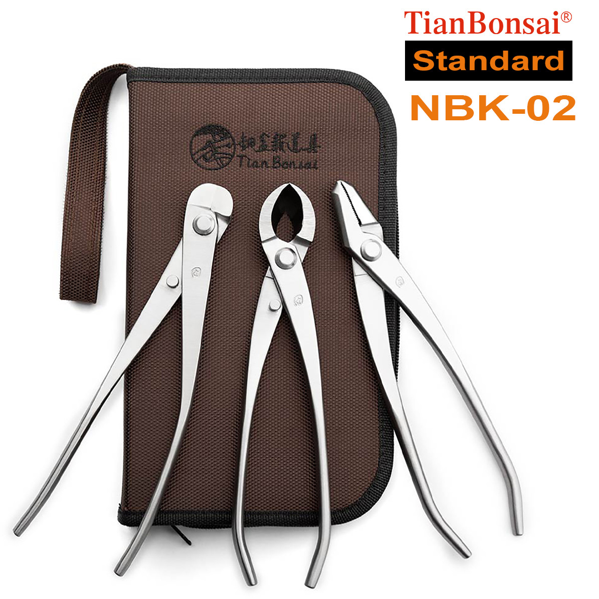TianBonsai NBK/NMK Standard and Professional 3-PCS Bonsai Tools Set -Suitable for both amateur enthusiasts and advanced users.