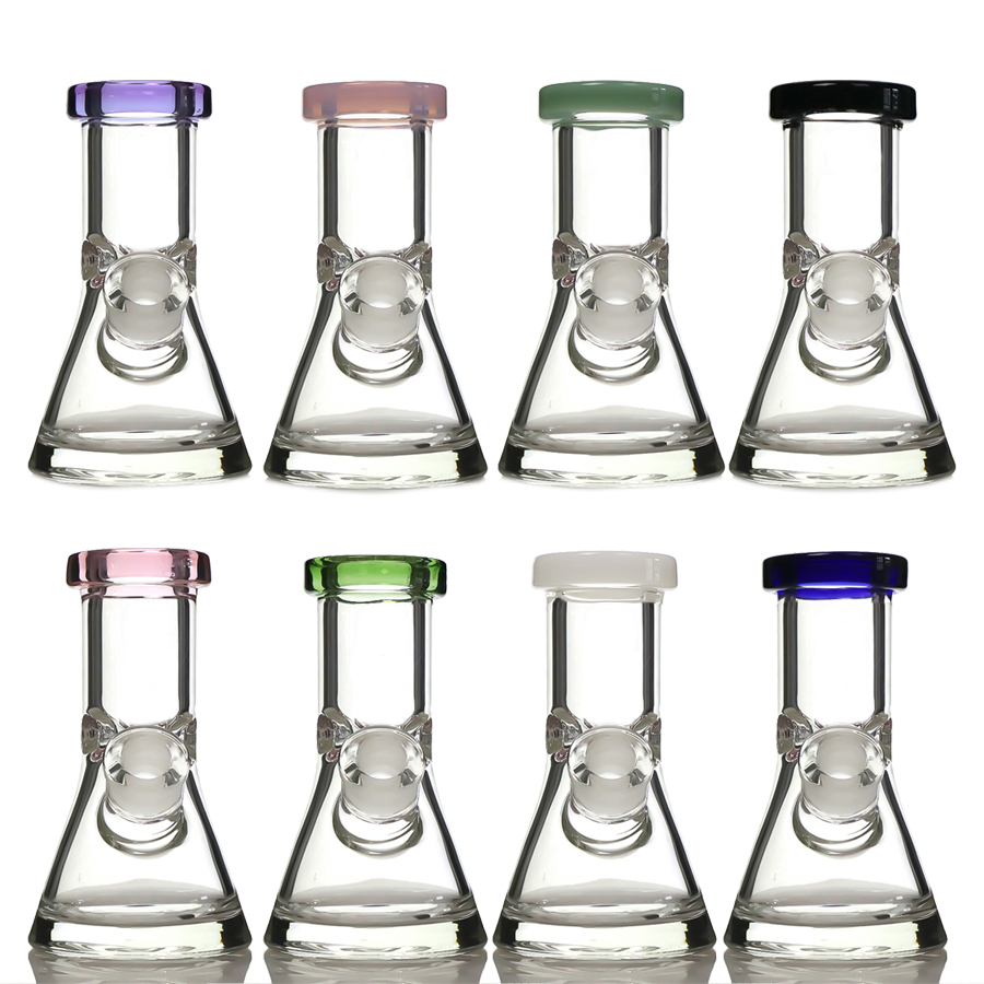 8 inch classic heavy glass bong, 9 mm beaker bong, thick beaker