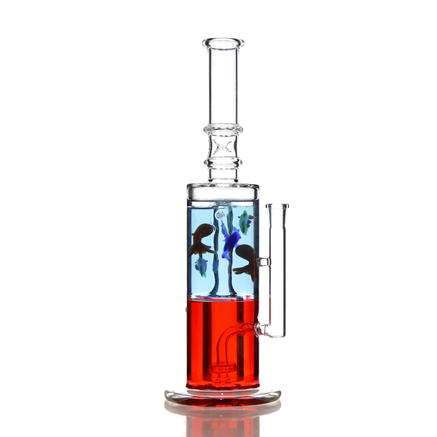 Freezable Coil Glycerin Bong, Marine Style Bong with Matched Clycerin Bowl