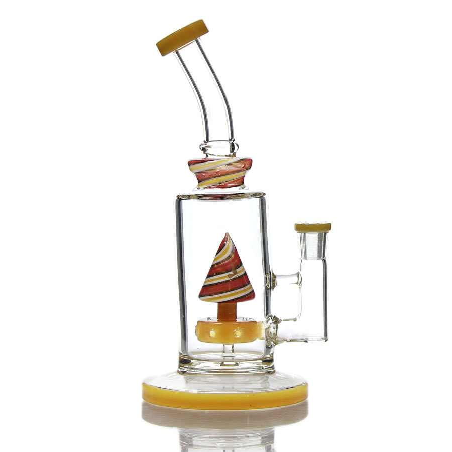 ALL in One Pyramid Perc Glass Bong Kit,