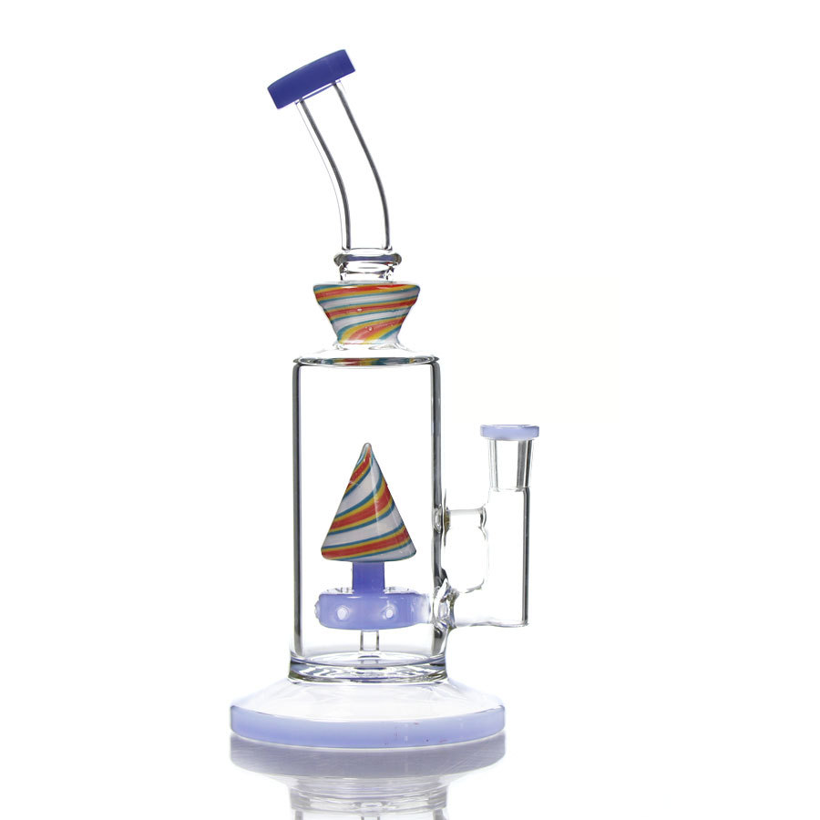 ALL in One Pyramid Perc Glass Bong Kit,