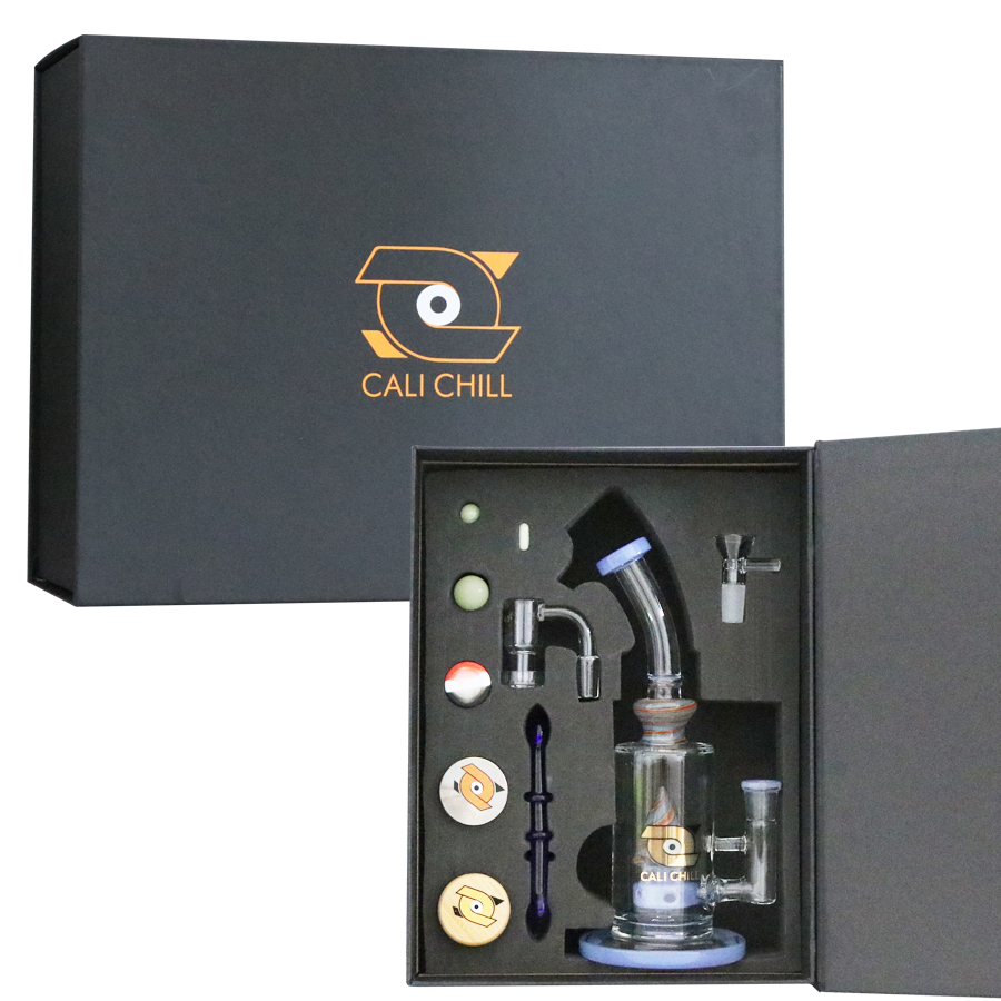 ALL in One Pyramid Perc Glass Bong Kit,
