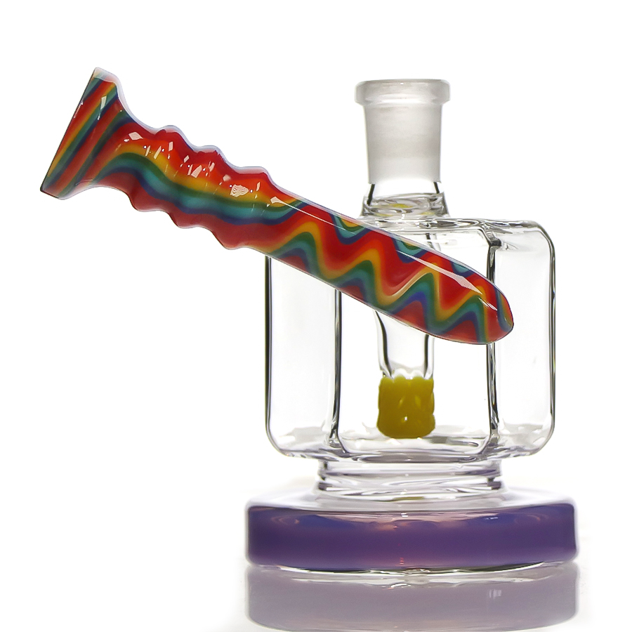4 inch Mini Rig , Dab Rig, With Quartz Banger