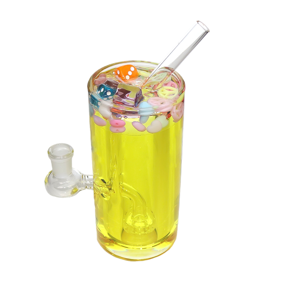Glycerin Glass Dad Rig, Cup Design-Random Color