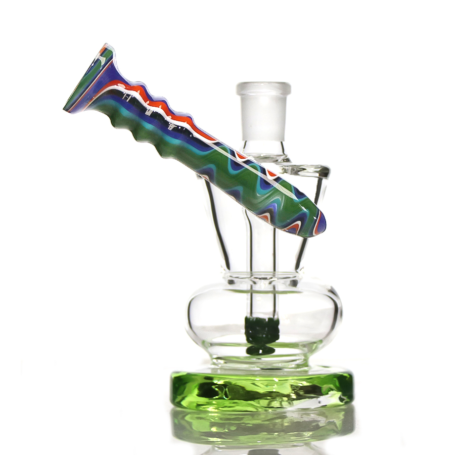 5 inch Mini Dab Rig, Glass Bong, banger hanger