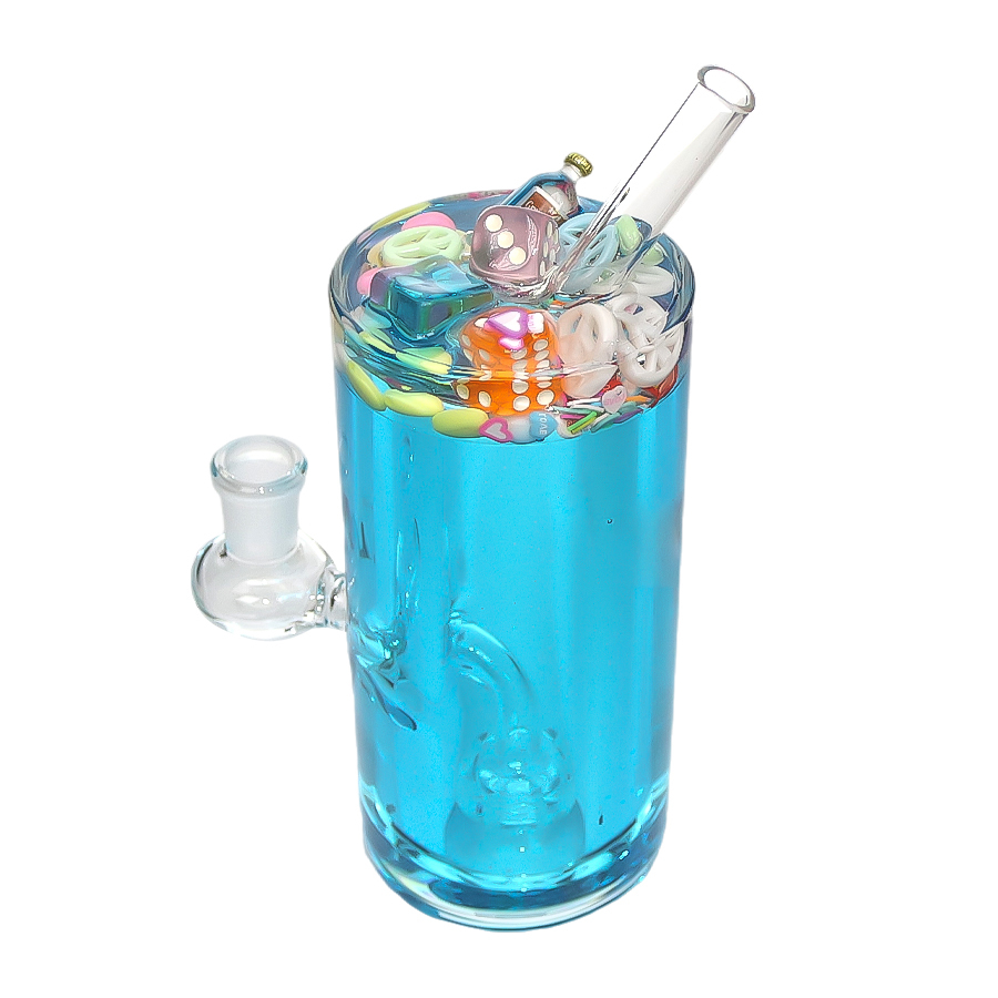 Glycerin Glass Dad Rig, Cup Design-Random Color