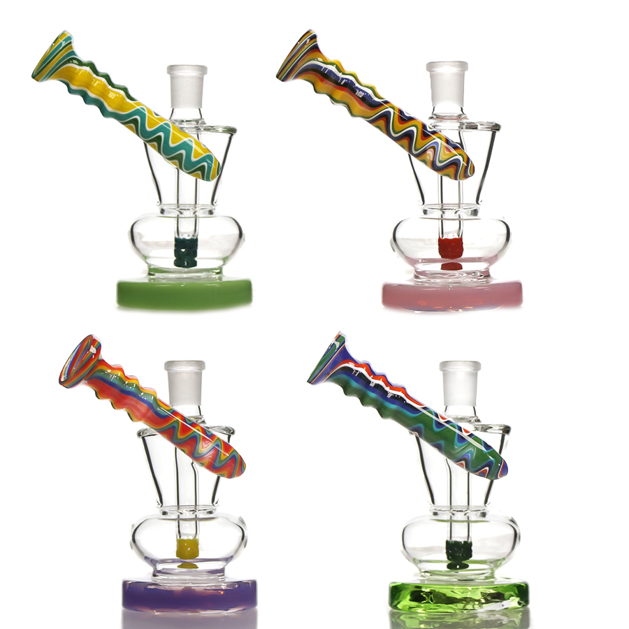 5 inch Mini Dab Rig, Glass Bong, banger hanger