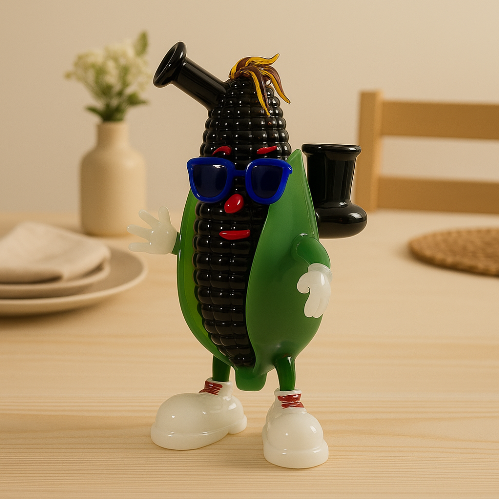 Corn-shape Unique Design Glass Dab Rig, Glass Bong