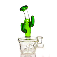 Unique Cactus Shape Mini Dab Rig , Glass Banger Hanger