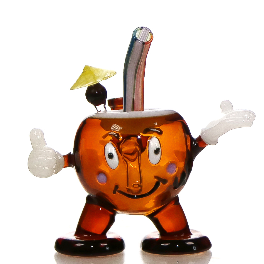Coconut-Shape Glass Dab Rig, Glass Water Pipe