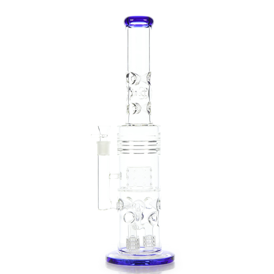 18 inch Heavy Matrix Tyre Perc Bong