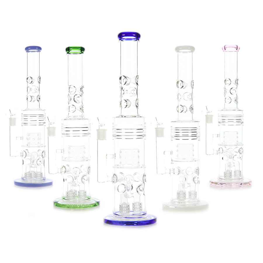 18 inch Heavy Matrix Tyre Perc Bong