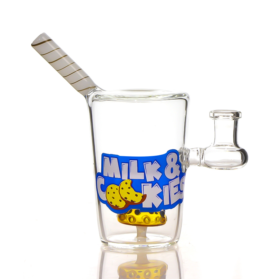 Cookies Decal Glass Dab Rig 6 inch , Cup Design