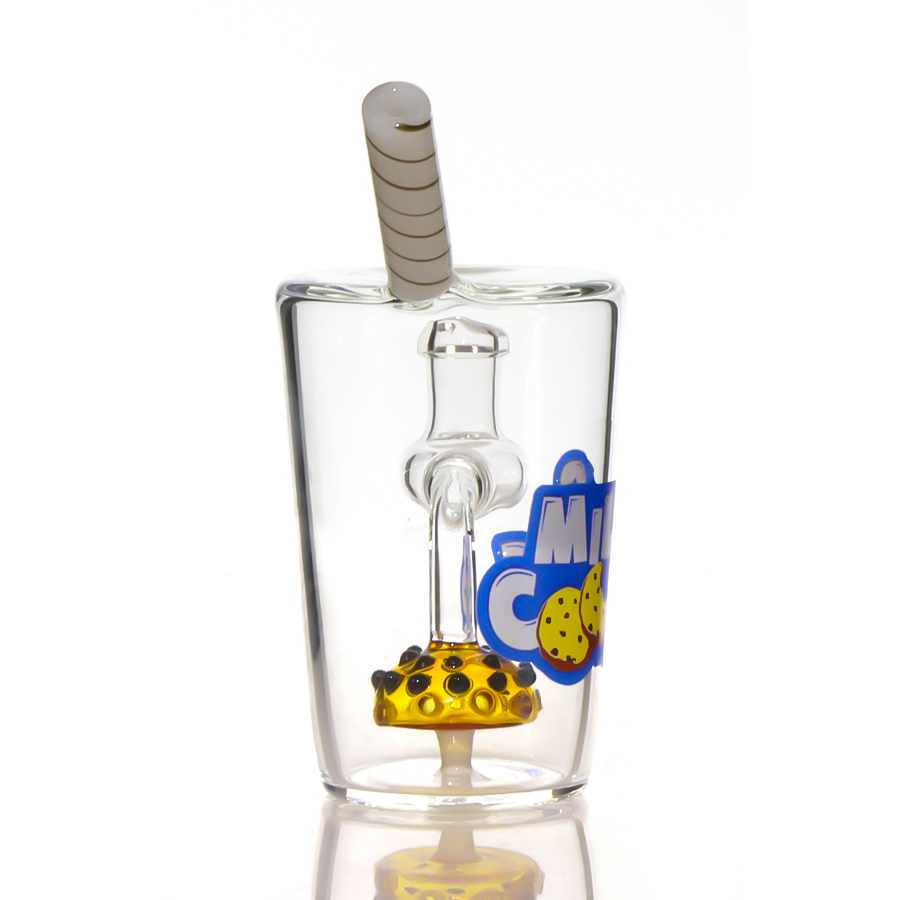 Cookies Decal Glass Dab Rig 6 inch , Cup Design