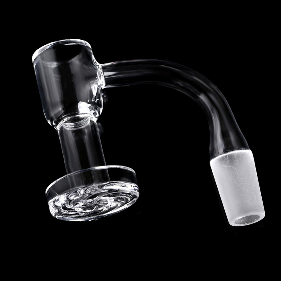 14mm Male Joint Full Weld Vortex Bottom Quartz Banger