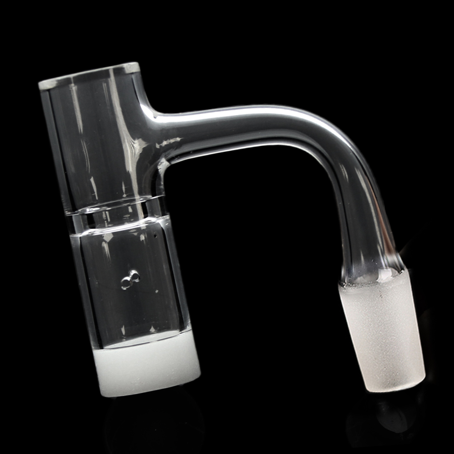 14 mm Male Joint Full Weld Sluper Quartz Banger Thick Bottom  With Vortex Air Flow Design