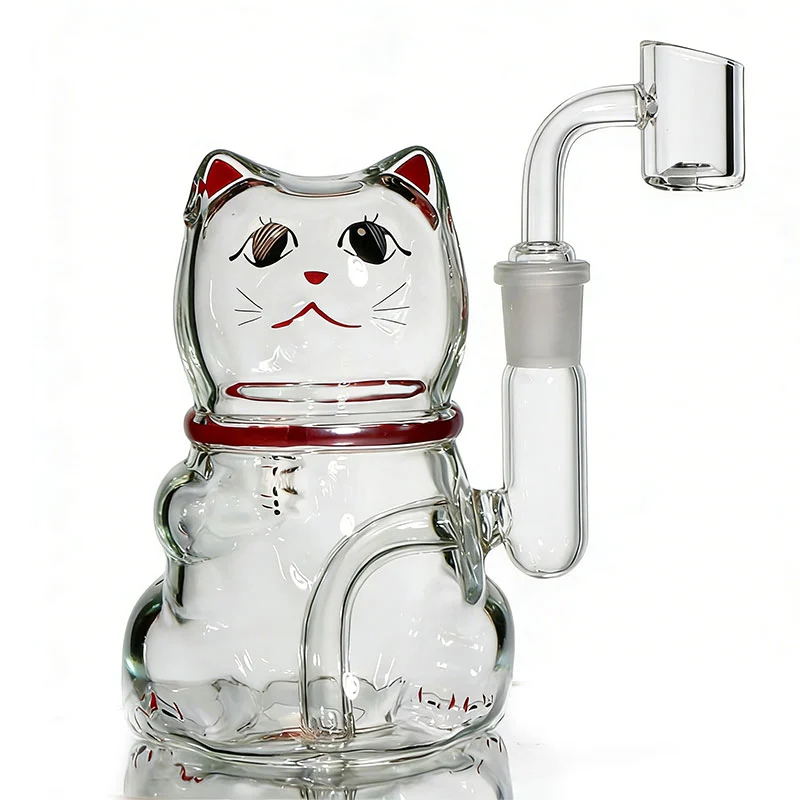 5 inch Mini Cat Oil Rig with 14 mm Quartz Banger