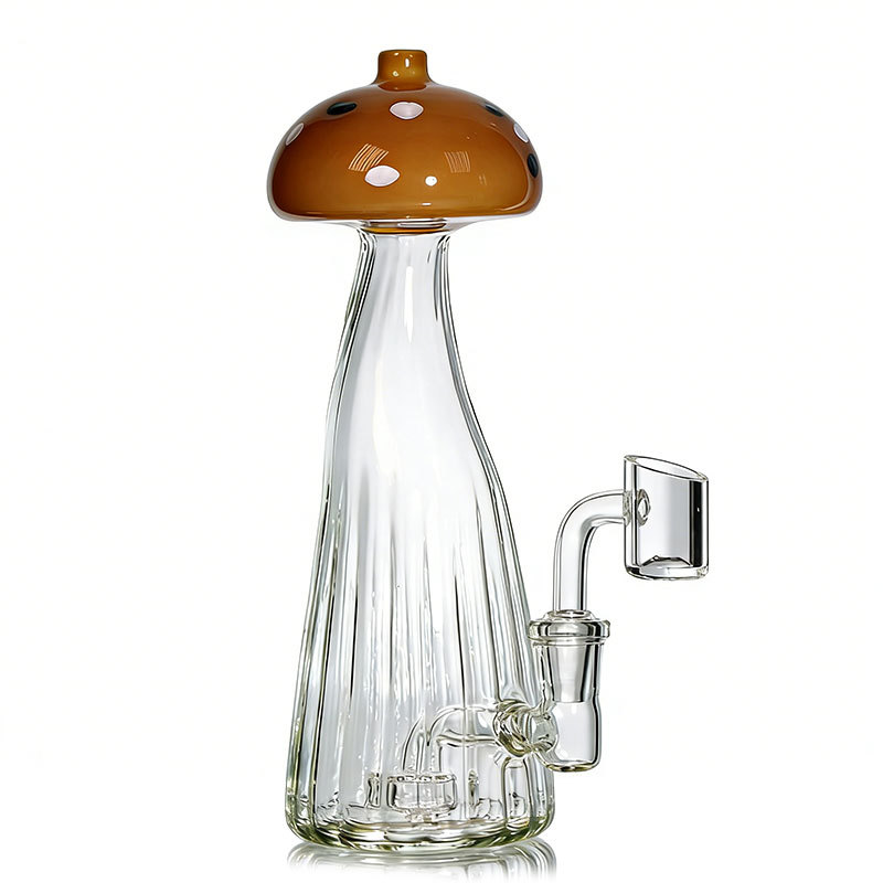 8.5 inch Mushroom Dab Rig with 14 mm Quartz Banger
