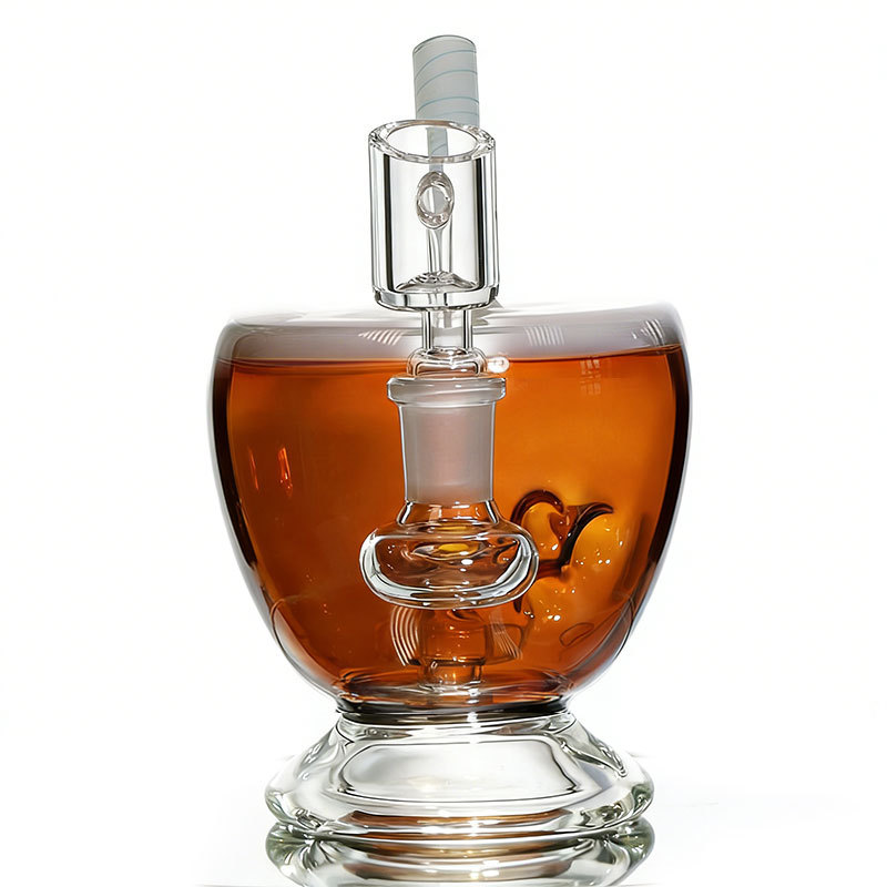 6 inch  Mini Super Bowl Dab Rig with 14 mm Quartz Banger