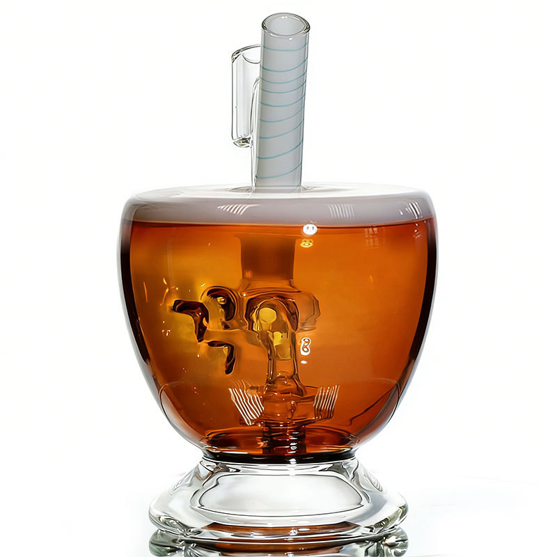 6 inch  Mini Super Bowl Dab Rig with 14 mm Quartz Banger