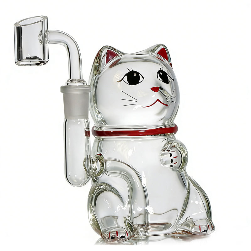 5 inch Mini Cat Oil Rig with 14 mm Quartz Banger