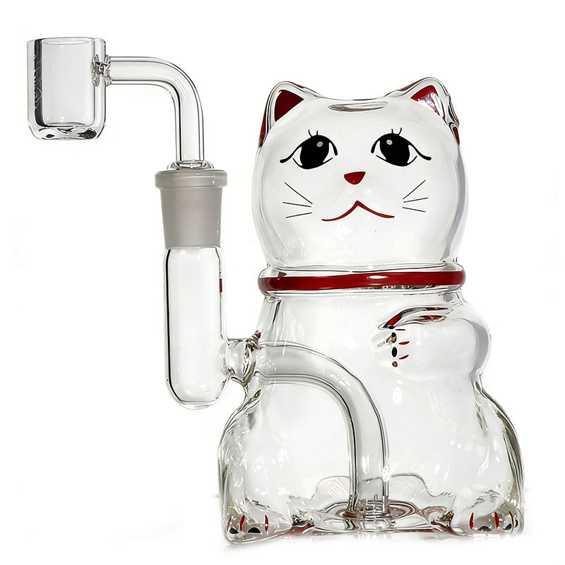 5 inch Mini Cat Oil Rig with 14 mm Quartz Banger