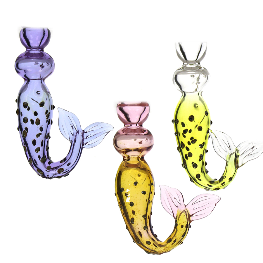 Mermaid Pipe Glass Hand Pipe