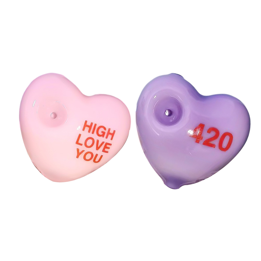 Sweet Love & Heart Mini Hand Pipe